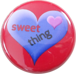 Sweet thing heart button